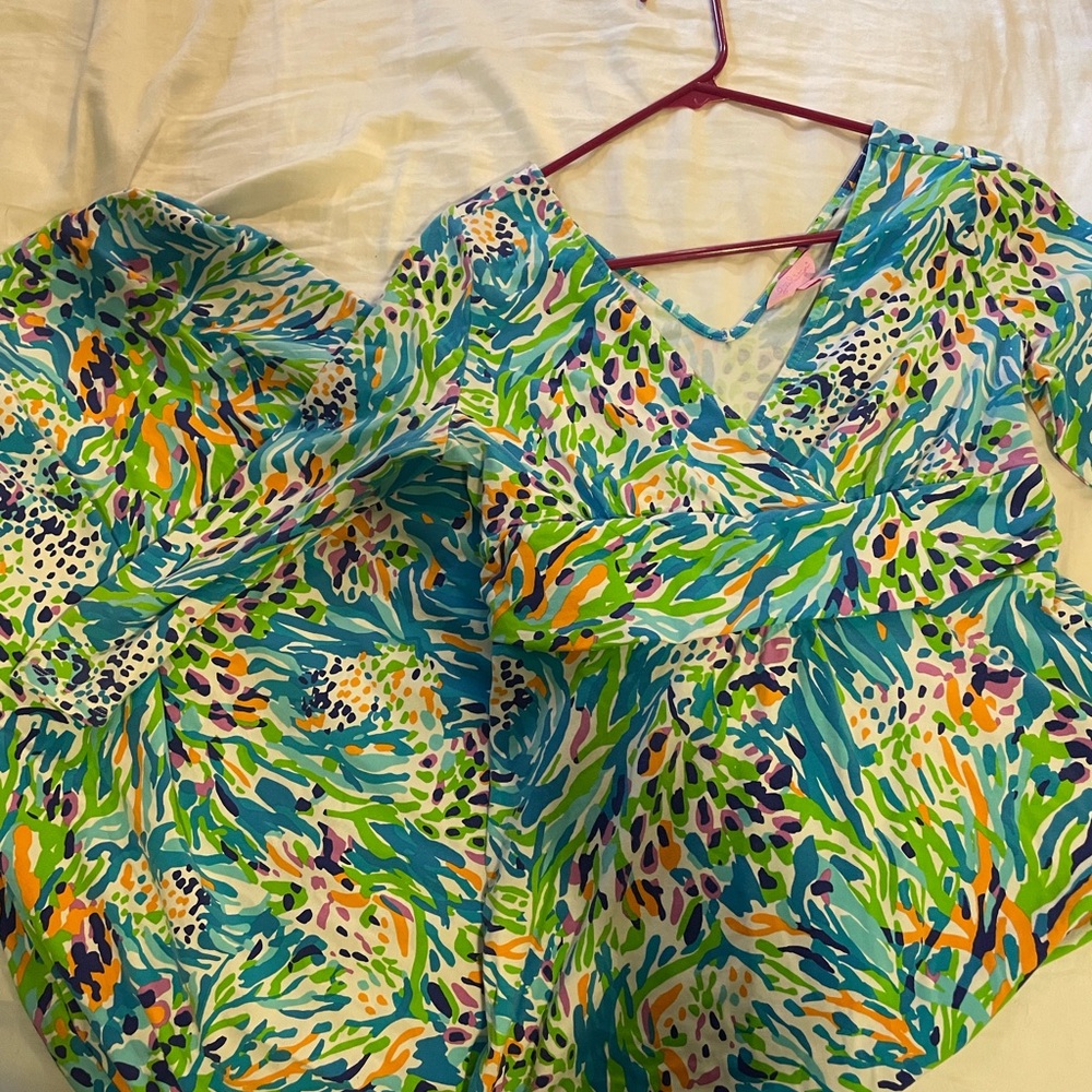 Lilly Pulitzer Gloria Maxi dress in Sea Soirée - Picture 3 of 3